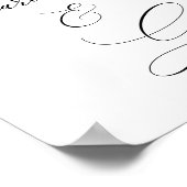 カードとギフト結婚のサイン8x10ポスター ポスター (角)