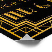 カードとギフト結婚のサイン | Gatsbyアールデコ ポスター (角)