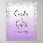 カードとギフト結婚のポスタープリント ポスター (正面)