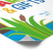 カードとギフト署名魚釣りビッグワンポスター ポスター (角)