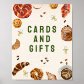 カードとギフト赤ちゃんシャワーポスター ポスター (正面)