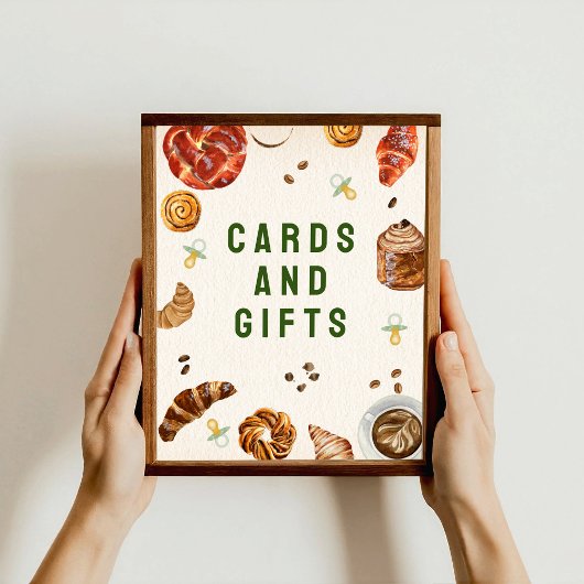 カードとギフト赤ちゃんシャワーポスター ポスター