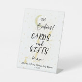 カードとギフト赤ちゃんシャワー台座看板 台座サイン (正面)