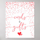 カードとギフト赤ちゃんシャワー署名デジタルまたはプリント ポスター (正面)