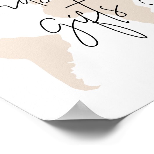 カードとギフト飛行機の赤ちゃんシャワーポスター ポスター (角)