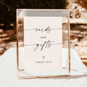 カードとギフト5x7インチサイン、ボホミニマルモダンリスト ポスター