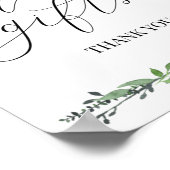 カードとギフト ウェディングサイン ポスター (角)