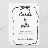 カードとギフト ウェディングサイン 招待状 (正面/裏面)