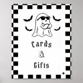 "カードとギフト"ボー赤ちゃんおもしろいシャワーのゲーム ポスター (正面)