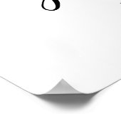 カードとギフト 手描きの枝 ポスター (角)