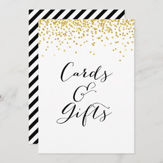 カードとギフト、5 x 7インチサイズのサイン 招待状 (正面/裏面)