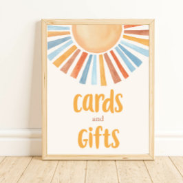 カードとギフトbohoサンシャインミュートされたトーン ポスター