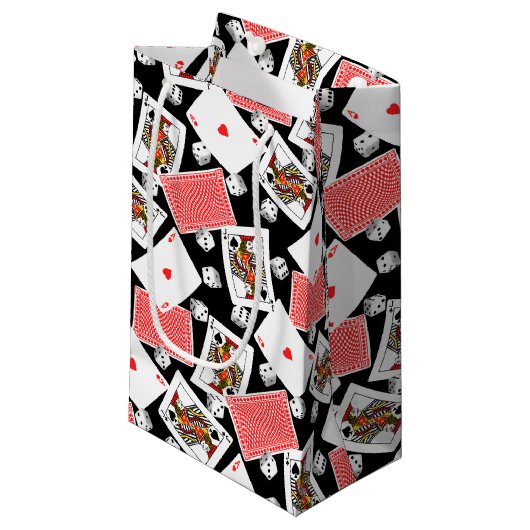 カードとサイコロ スモールペーパーバッグ (正面アングル)