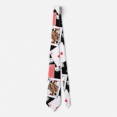 カードとサイコロ ネクタイ (正面)