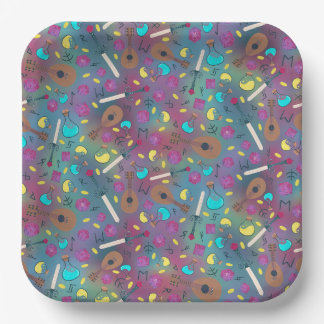 カードとテーブルトップ ペーパープレート