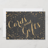 カードと結婚ギフトの看板 招待状 (正面)