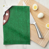 カードにグリーンテーブルのトランプのポーカーを示します キッチンタオル (四つ折り)