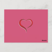 カードに押し付ける ポストカード (裏面)