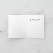 カードに2匹のプレーリードッグののかわいい写真が「chattingあります カード (内部)