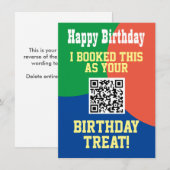 カードにQRコード 招待状 (正面/裏面)