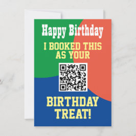 カードにQRコード 招待状