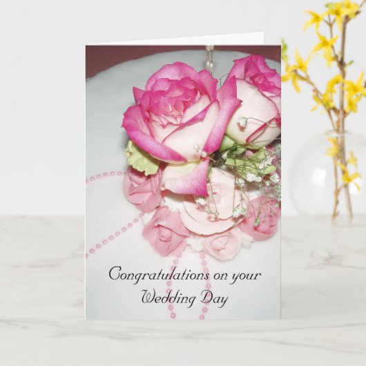 カードのご利結婚用おめでとう カード (黄色い花)