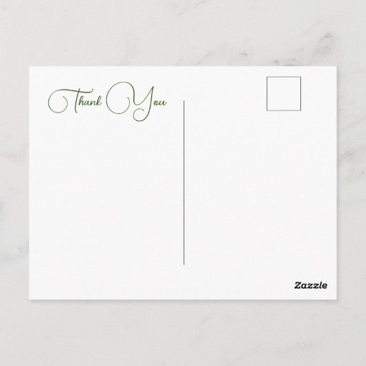 カードのカスタマイズ ポストカード (裏面)