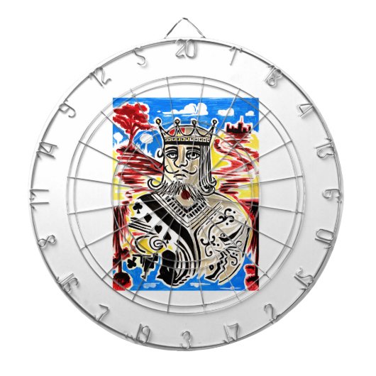 カードのキング ダーツボード (正面)