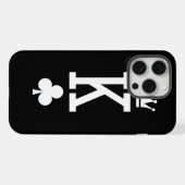 カードのキング iPhoneケース (裏面横)