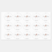 カードのギフト結婚式用シールサンキューカード ラベル (シート)