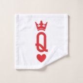 カードのクイーン バスタオルセット (ウォッシュタオル)