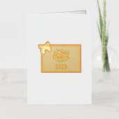 カードのクリスマス 箔グリーティングカード (正面)