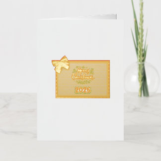 カードのクリスマス 箔グリーティングカード