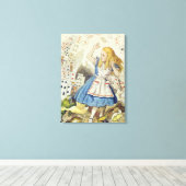 カードのシャワー キャンバスプリント (インサイチュ (ウッドフロア))