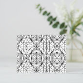 カードのステンドグラス色 ポストカード (スタンド正面)