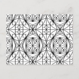 カードのステンドグラス色 ポストカード