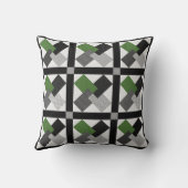 「カードのターンフレンドリー」パッチワーク装飾用クッション クッション (裏面)