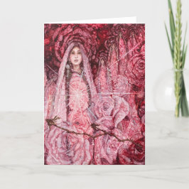 カードのバラ サンキューカード