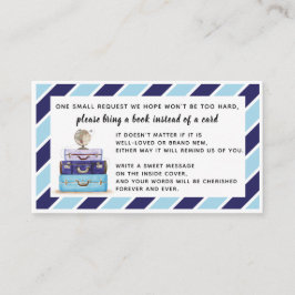 カードの代わりにブック ブルー挿入 エンクロージャーカード