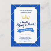 カードの代わりに予約する | Little Prince Baby Shower エンクロージャーカード (正面)