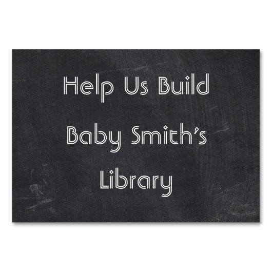 カードの代わりに予約 テーブルナンバー (裏面)