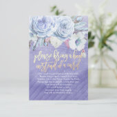 カードの代わりに本を持って来て下さい 招待状 (スタンド正面)