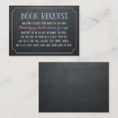 カードの代わりに本を持って来る、性別の明け エンクロージャーカード (正面/裏面)