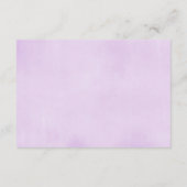 カードの代わりに紫色の緑のイースターバニーの本 エンクロージャーカード (裏面)