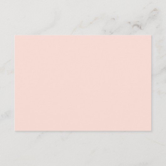 カードの代わりに象の女の子の赤ちゃんシャワーの本 エンクロージャーカード (裏面)