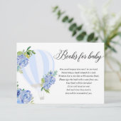 カードの代わりに青フローラ熱気球の本 エンクロージャーカード (スタンド正面)