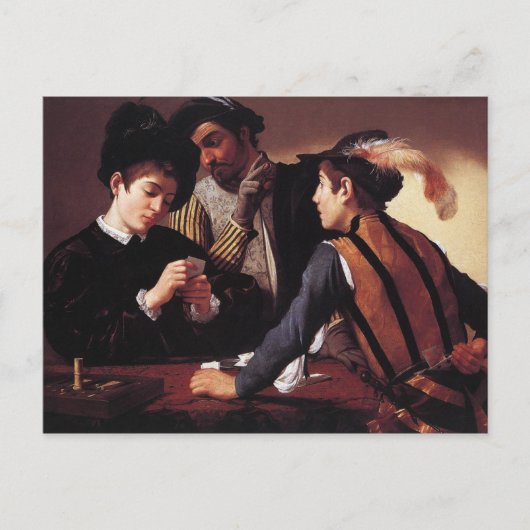 カードの切り株 ポストカード (正面)