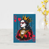 カードの女王 ヴァレンタインズ ハーツ ネイション カード (黄色い花)