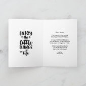 カードの引用文楽しむを促す カード (内部)