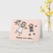 カードの後結婚で幸せに カード (黄色い花)